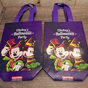 Disney 2024 Mickey's Not So Scary Halloween  Party Bag  Souvenir Gift Lot Of 2